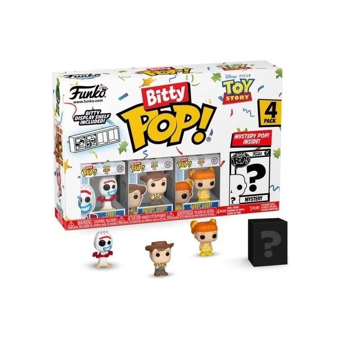 Forky, Sheriff Woody, Gabby Gabby and mystery chase - Funko Bitty Pop! - Toy Story