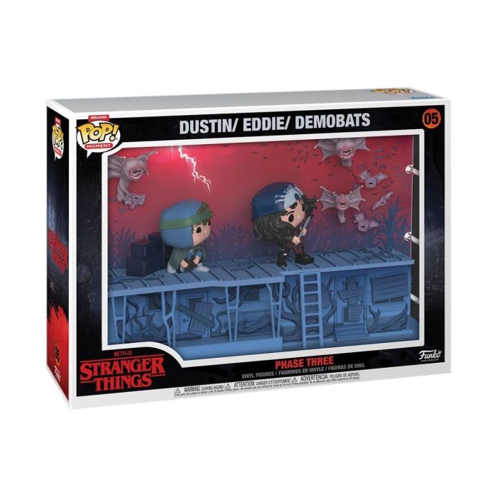 Dustin / Eddie / Demobats - Funko Pop! Moments Deluxe - Stranger Things