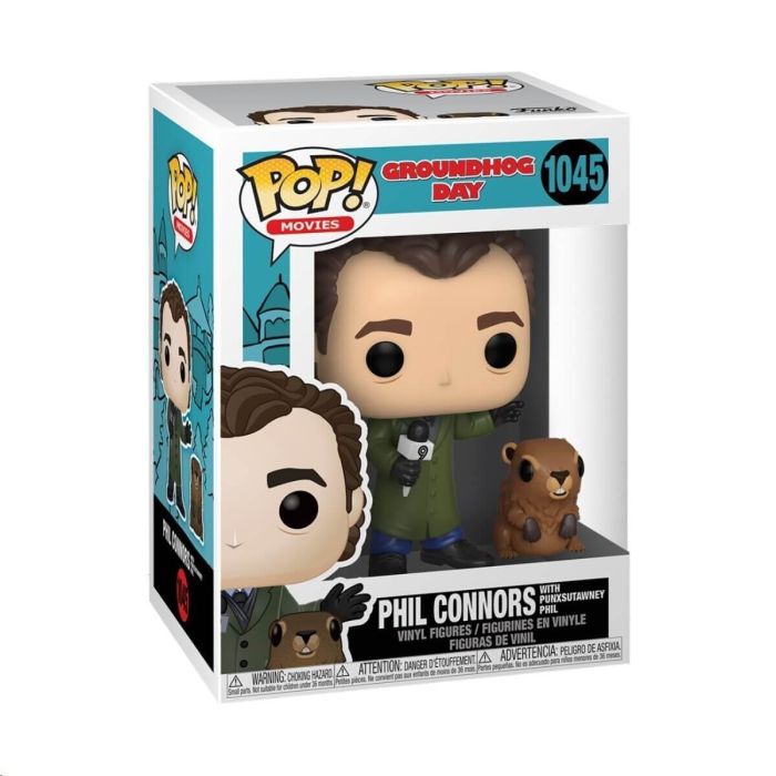 Phil with Punxsutawney Phil - Funko Pop! and Buddy - Groundhog Day