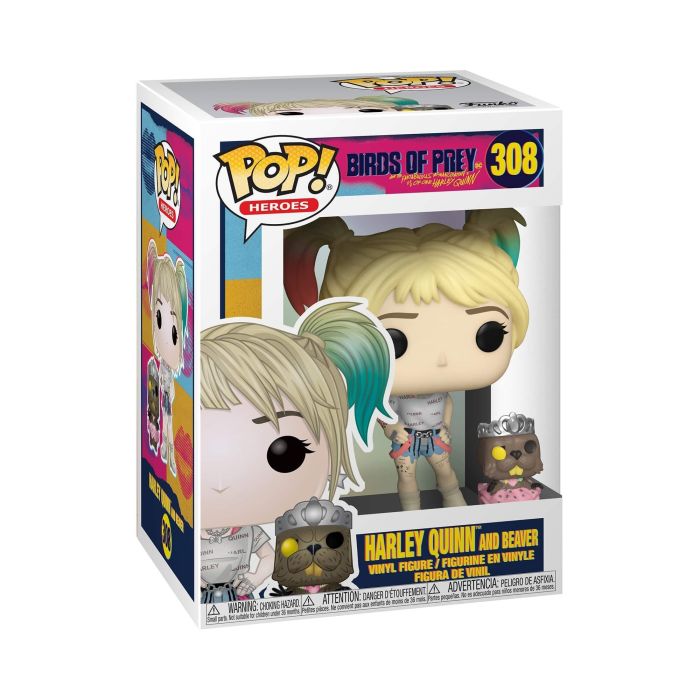 Funko Pop! DC: Birds of Prey - Harley Quinn with Beaver