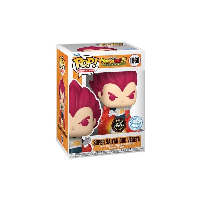 Dragon Ball Super: Broly POP! Animation Vinyl Figure Super Saiyan God Vegeta (CHASE)