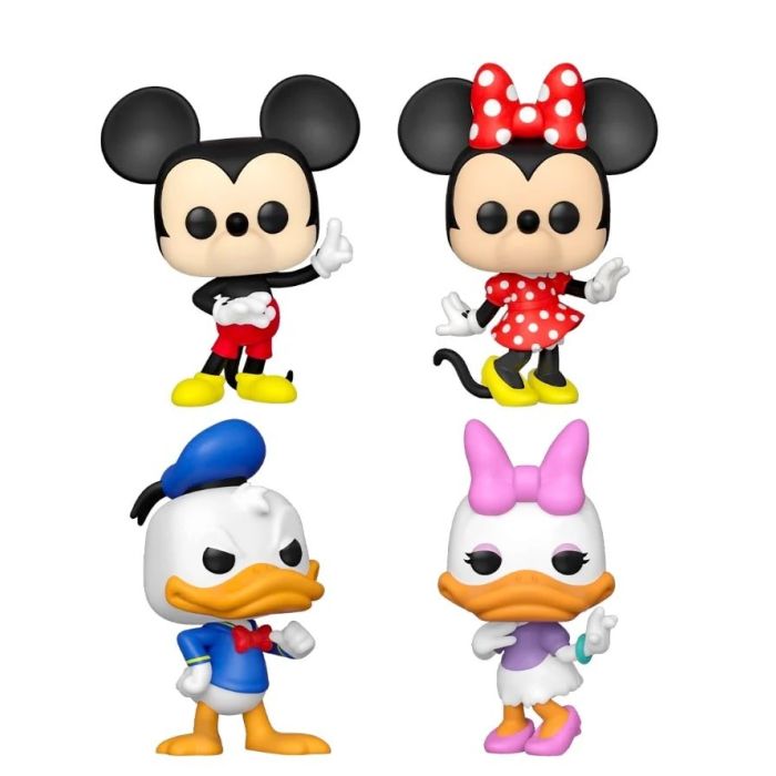 Mickey, Minnie, Donald, Daisy - Funko Pop! Disney - 4-pack