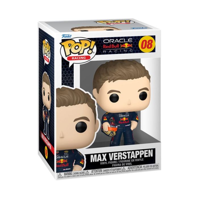 Max Verstappen with Helmet - Funko Pop! Racing - Red Bull Formula One
