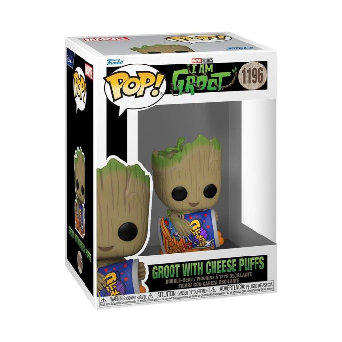 Groot with Cheese Puffs - Funko Pop! - I Am Groot