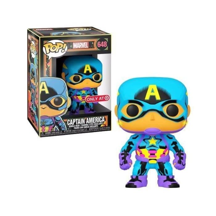 Captain America (Black Light) - Funko Pop! - Marvel