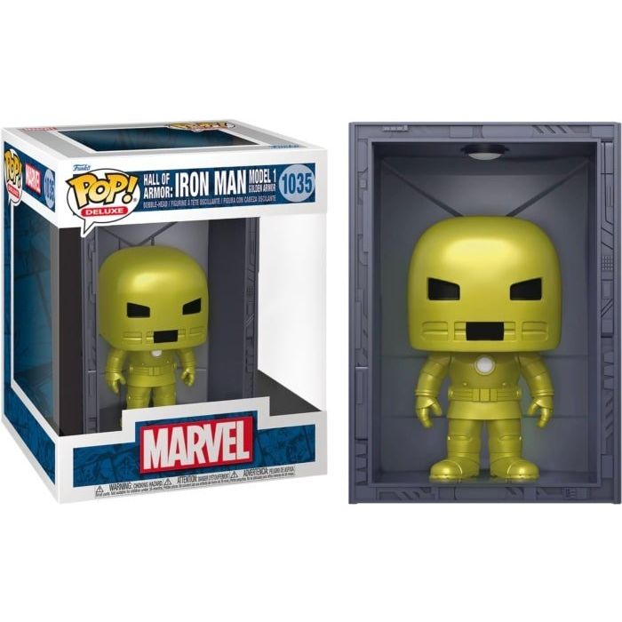 Hall of Armor: Iron Man Mark 1 Golden Armor - Funko Pop! Deluxe - Iron Man