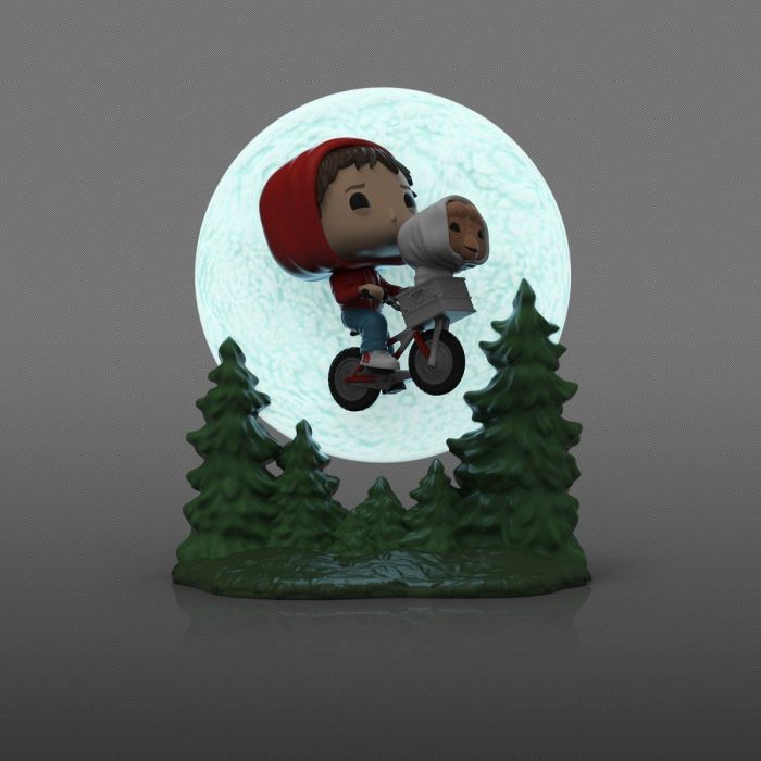 Elliott and ET Flying (Glow) - Funko Pop Moment - E.T.