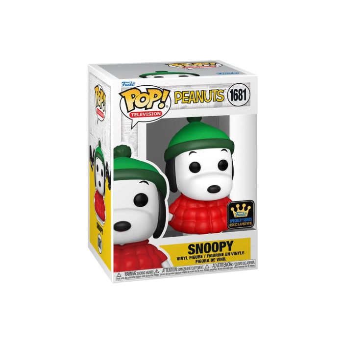 Peanuts POP! Vinyl Figure Snoopy in Red Coat 9 cm
