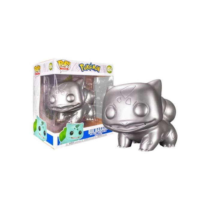 Bulbasaur (Silver Metallic) 10 inch - Funko Pop! Games - Pokemon