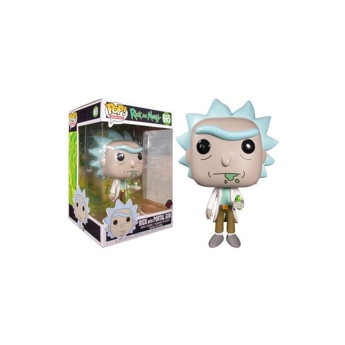 Rick with Portal Gun - Funko Pop! 10 inch- Rick and Morty