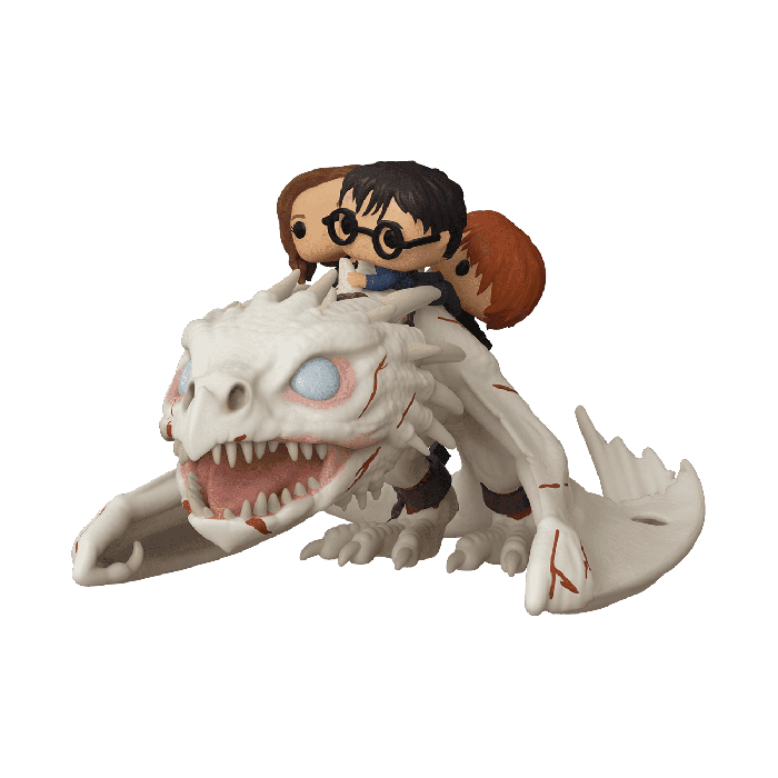 Harry, Hermione & Ron riding Gringotts Dragon - Funko Pop! Rides - Harry Potter
