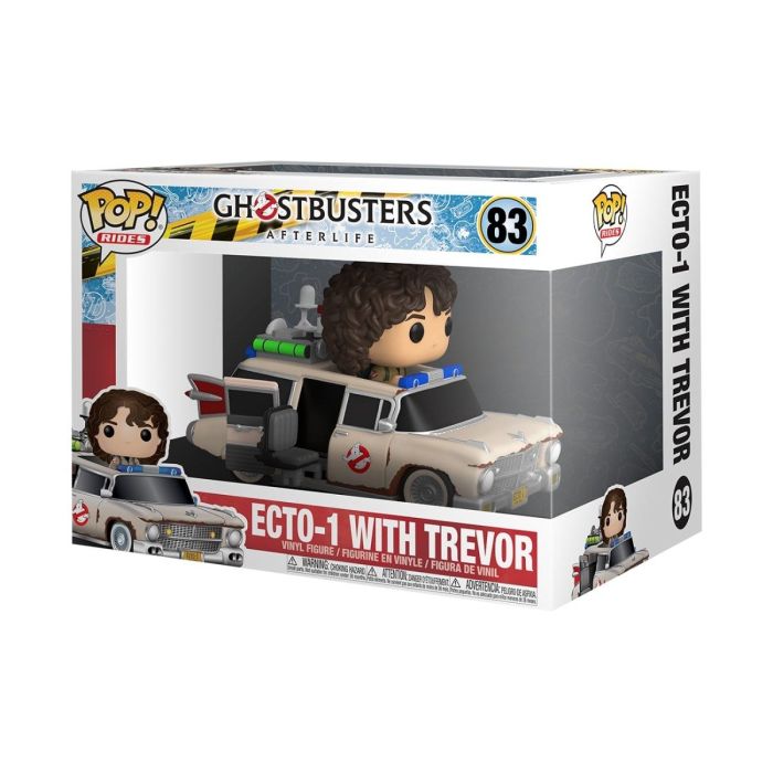Ecto 1 with Scissor Seat and Trevor - Funko Pop! Rides - Ghostbusters: Afterlife
