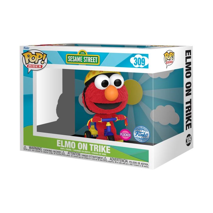 Elmo on Trike (Flocked) - Funko Pop! Rides - Sesame Street