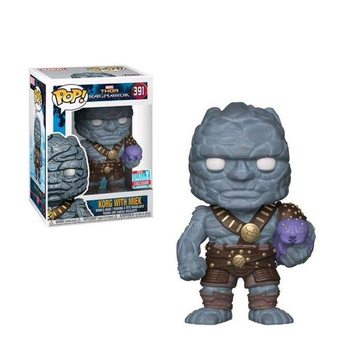 Funko Pop! Marvel: Thor Ragnarok - Korg with Miek Limited Edition