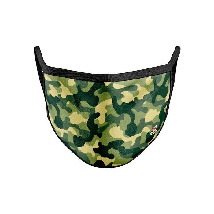 Green Camouflage Reusable Face Mask Cover / Mondkapje camouflage groen