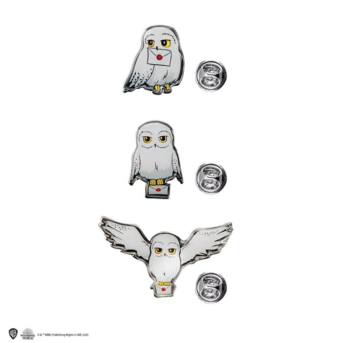 Hedwig pin / badge set - Harry Potter