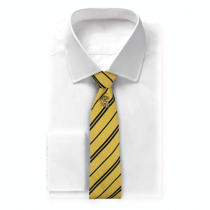 Harry Potter - Hufflepuff Tie Deluxe Edition with Pin