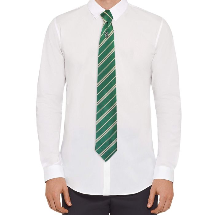 Harry Potter - Slytherin Tie Deluxe Edition with Pin