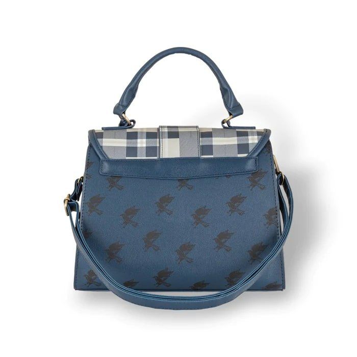 Ravenclaw Luxury Plaid Top Handbag with Charms - Harry Potter