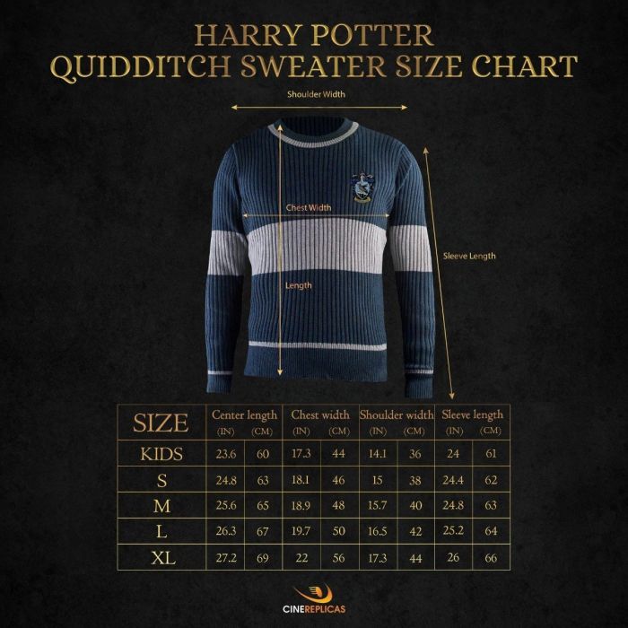 Harry Potter - Ravenclaw Quidditch Sweater / Trui