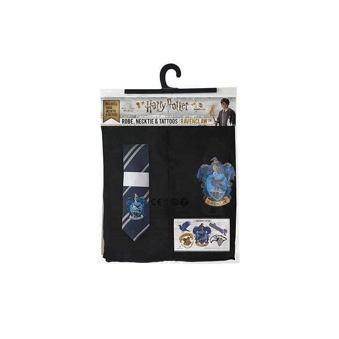 Harry Potter: Raveclaw Robe, Necktie & Tattoo Set