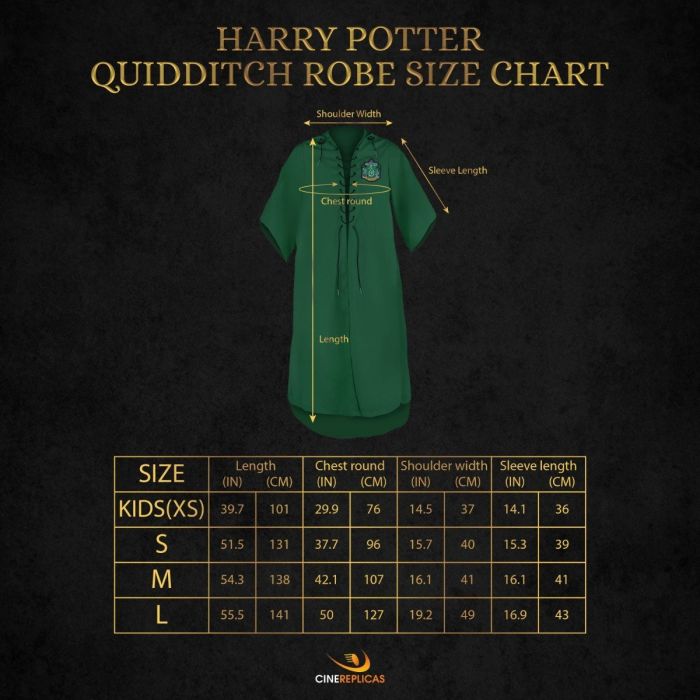 Slytherin Quidditch Robe - Harry Potter