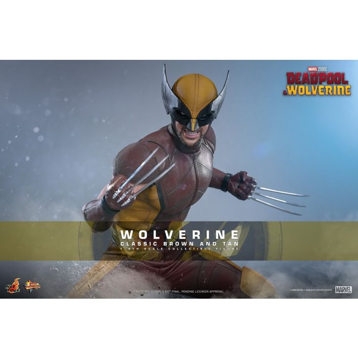Deadpool & Wolverine Movie Masterpiece Action Figure 1/6 Wolverine (Classic Brown and Tan) 31 cm