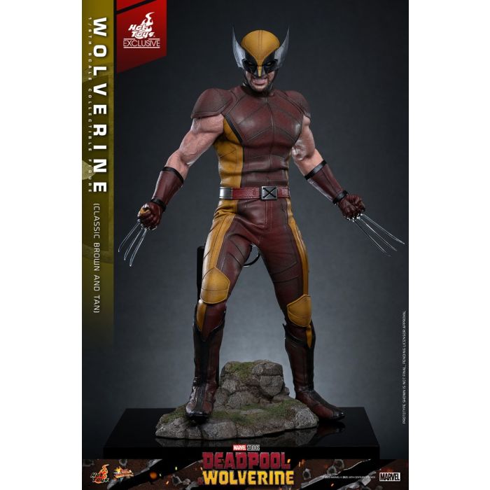Deadpool & Wolverine Movie Masterpiece Action Figure 1/6 Wolverine (Classic Brown and Tan) 31 cm