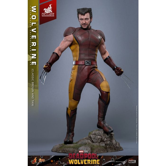 Deadpool & Wolverine Movie Masterpiece Action Figure 1/6 Wolverine (Classic Brown and Tan) 31 cm