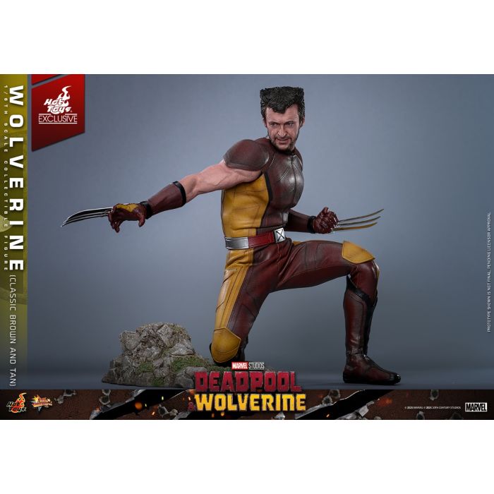 Deadpool & Wolverine Movie Masterpiece Action Figure 1/6 Wolverine (Classic Brown and Tan) 31 cm