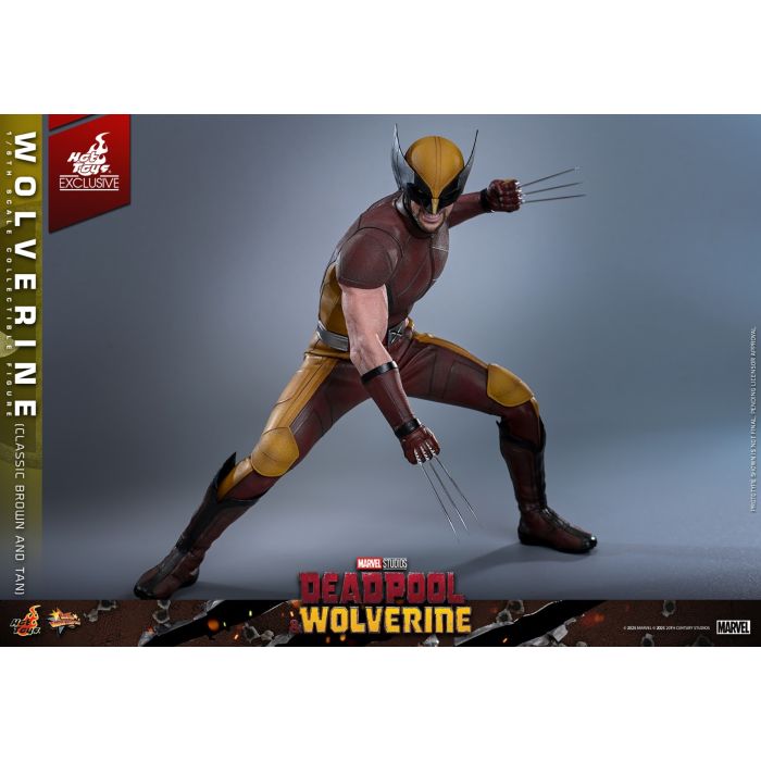 Deadpool & Wolverine Movie Masterpiece Action Figure 1/6 Wolverine (Classic Brown and Tan) 31 cm