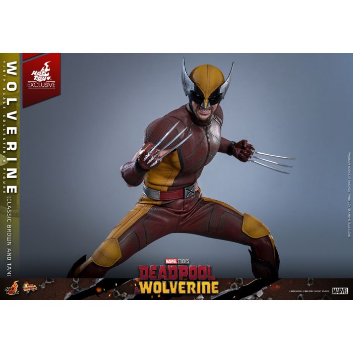 Deadpool & Wolverine Movie Masterpiece Action Figure 1/6 Wolverine (Classic Brown and Tan) 31 cm