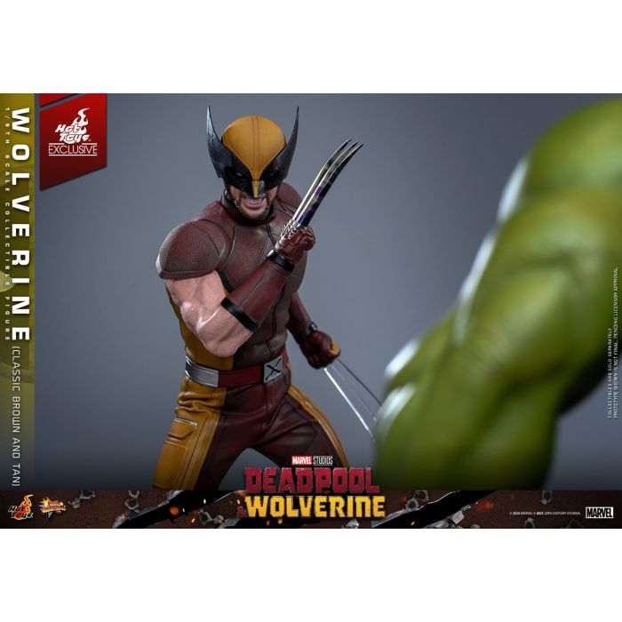 Deadpool & Wolverine Movie Masterpiece Action Figure 1/6 Wolverine (Classic Brown and Tan) 31 cm