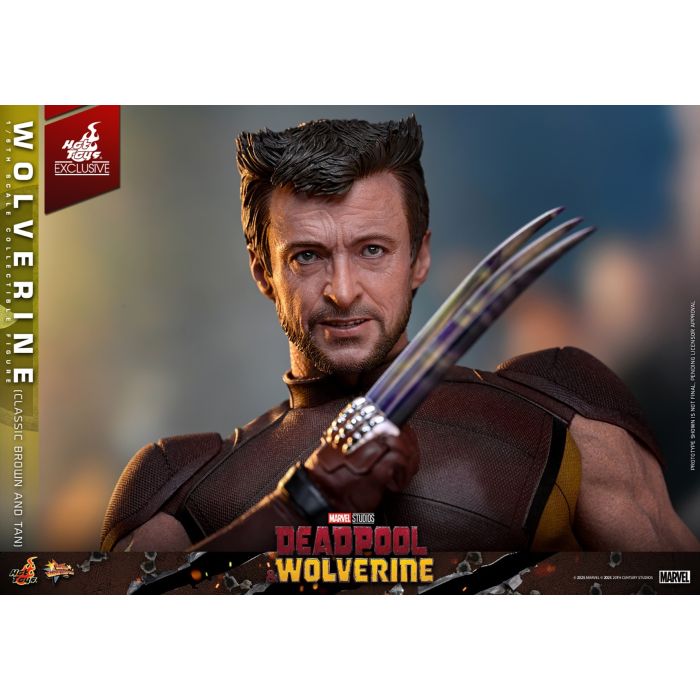 Deadpool & Wolverine Movie Masterpiece Action Figure 1/6 Wolverine (Classic Brown and Tan) 31 cm