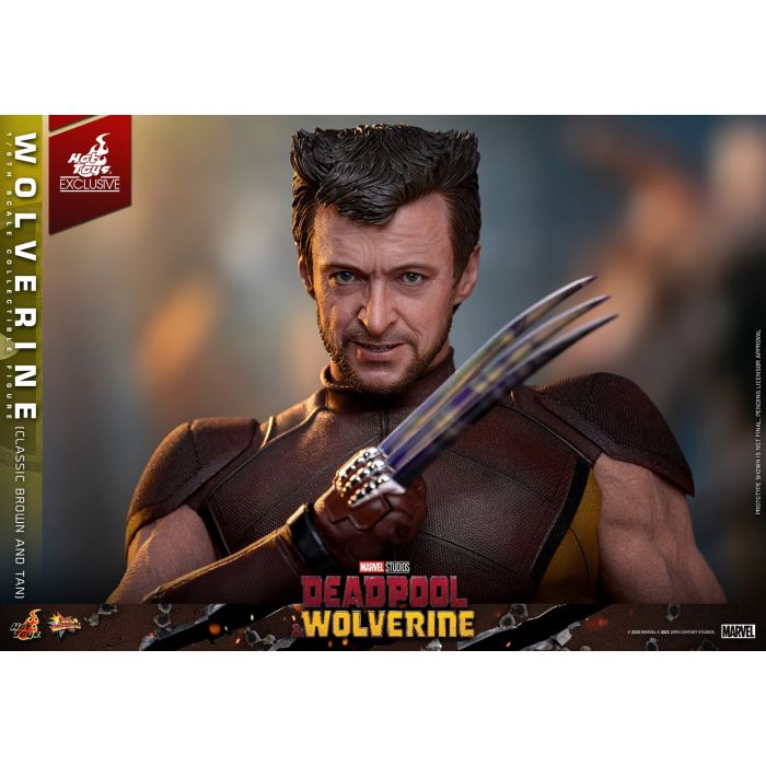Deadpool & Wolverine Movie Masterpiece Action Figure 1/6 Wolverine (Classic Brown and Tan) 31 cm