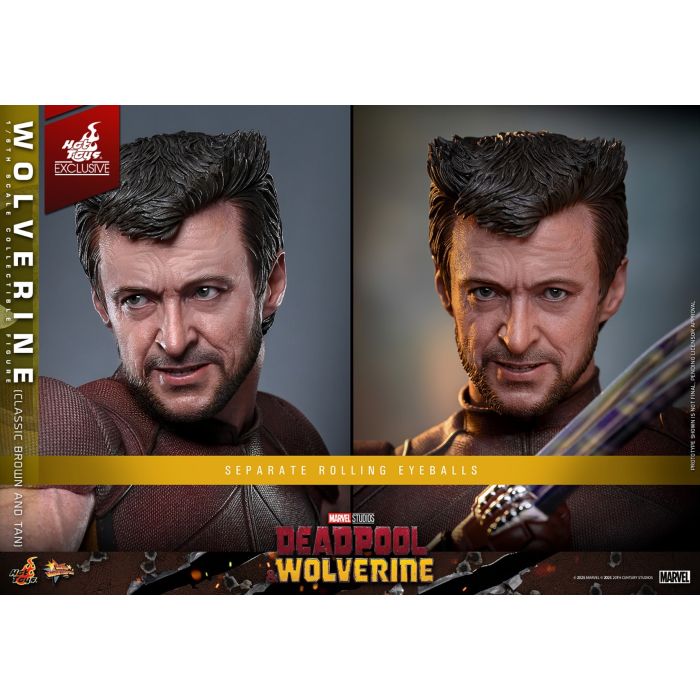 Deadpool & Wolverine Movie Masterpiece Action Figure 1/6 Wolverine (Classic Brown and Tan) 31 cm
