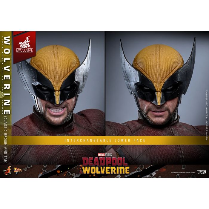 Deadpool & Wolverine Movie Masterpiece Action Figure 1/6 Wolverine (Classic Brown and Tan) 31 cm