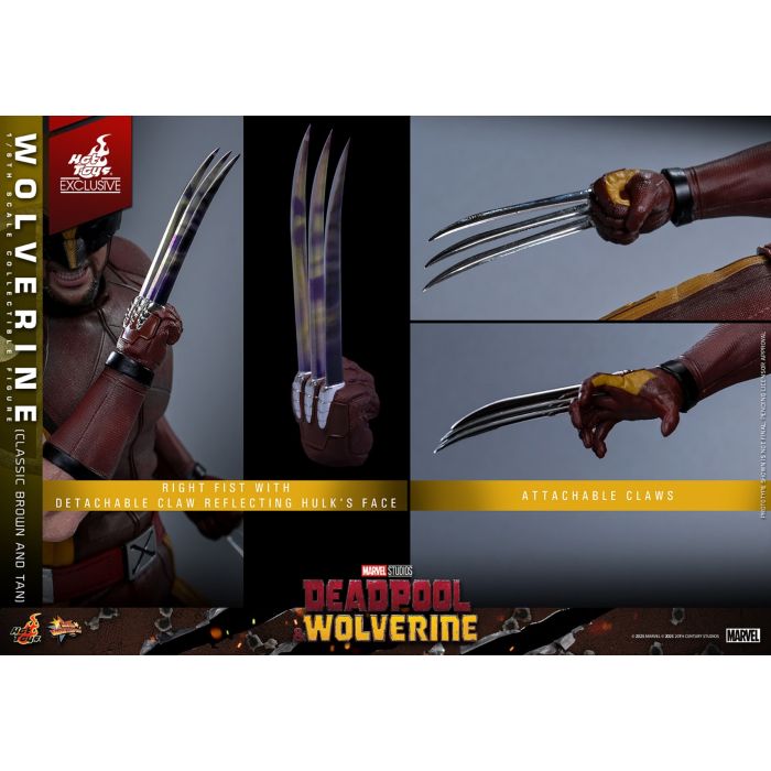 Deadpool & Wolverine Movie Masterpiece Action Figure 1/6 Wolverine (Classic Brown and Tan) 31 cm