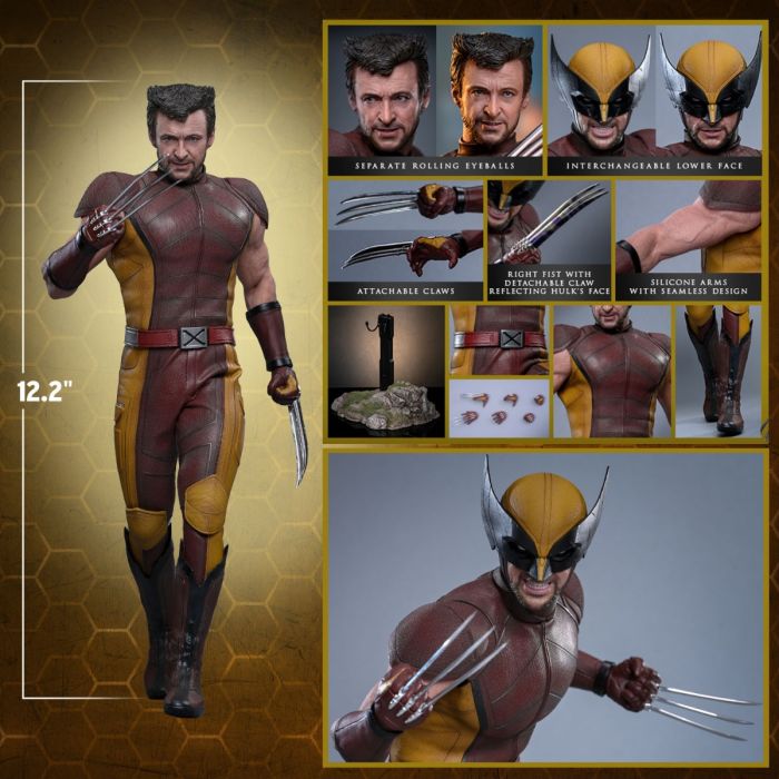 Deadpool & Wolverine Movie Masterpiece Action Figure 1/6 Wolverine (Classic Brown and Tan) 31 cm