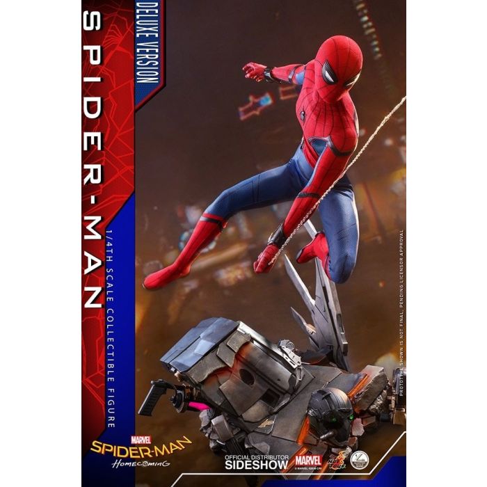 Hot Toys: Spider-Man: Homecoming - Spider-Man Deluxe 1:4 scale Figure