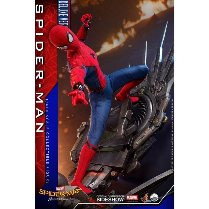 Hot Toys: Spider-Man: Homecoming - Spider-Man Deluxe 1:4 scale Figure