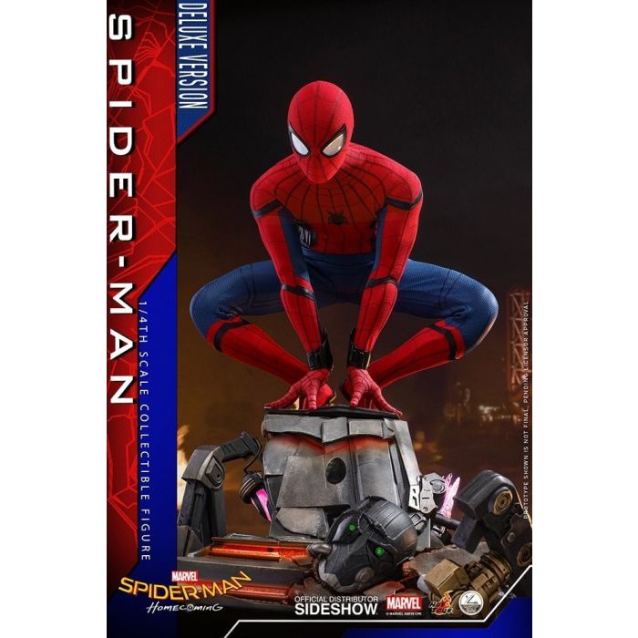 Hot Toys: Spider-Man: Homecoming - Spider-Man Deluxe 1:4 scale Figure