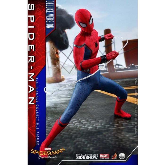 Hot Toys: Spider-Man: Homecoming - Spider-Man Deluxe 1:4 scale Figure