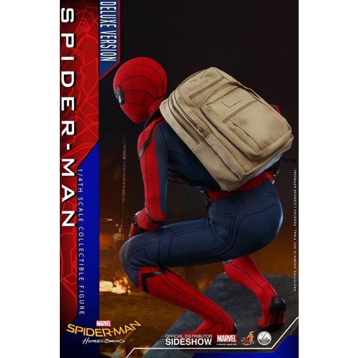 Hot Toys: Spider-Man: Homecoming - Spider-Man Deluxe 1:4 scale Figure