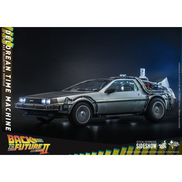 DeLorean Time Machine 1:6 Scale Figure - Hot Toys - Back to the Future 2