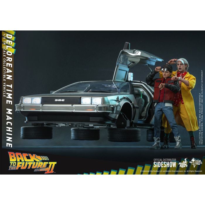 DeLorean Time Machine 1:6 Scale Figure - Hot Toys - Back to the Future 2
