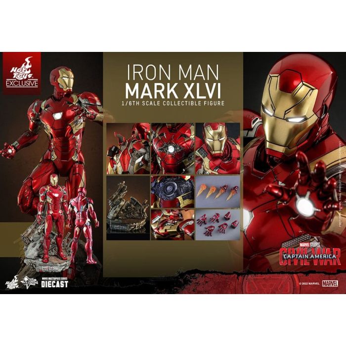 Iron Man Mark XLVI 1:6 Scale Figure - Hot Toys - Captain America Civil War