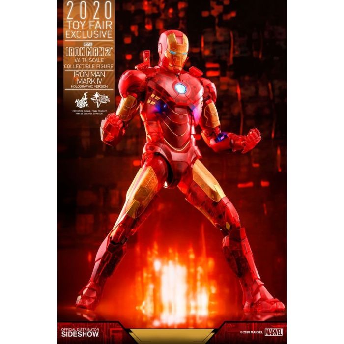 Iron Man Mark IV (Holographic Version) 1:6 scale Figure - Iron Man - Hot Toys