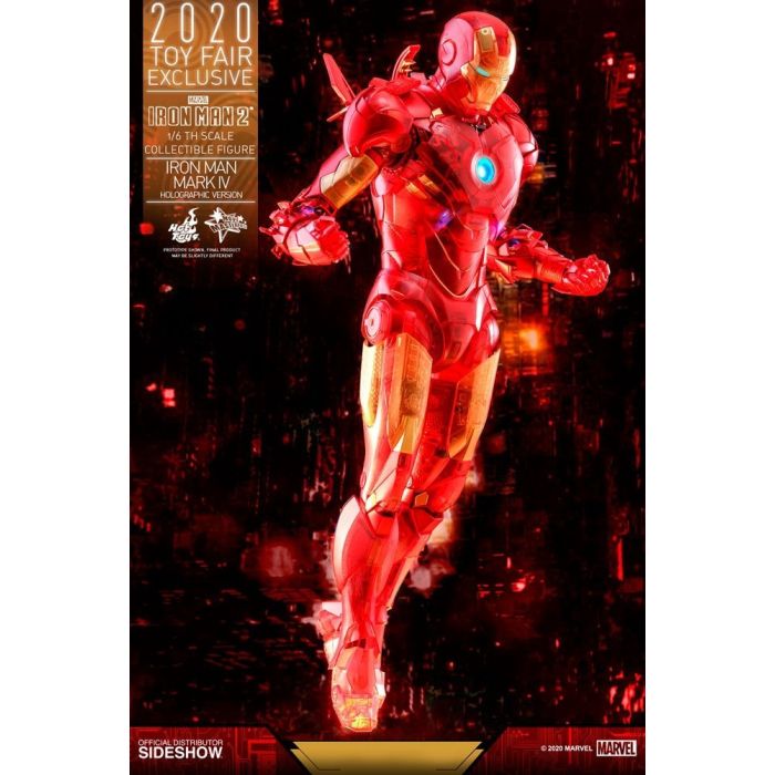 Iron Man Mark IV (Holographic Version) 1:6 scale Figure - Iron Man - Hot Toys