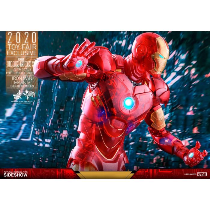 Iron Man Mark IV (Holographic Version) 1:6 scale Figure - Iron Man - Hot Toys